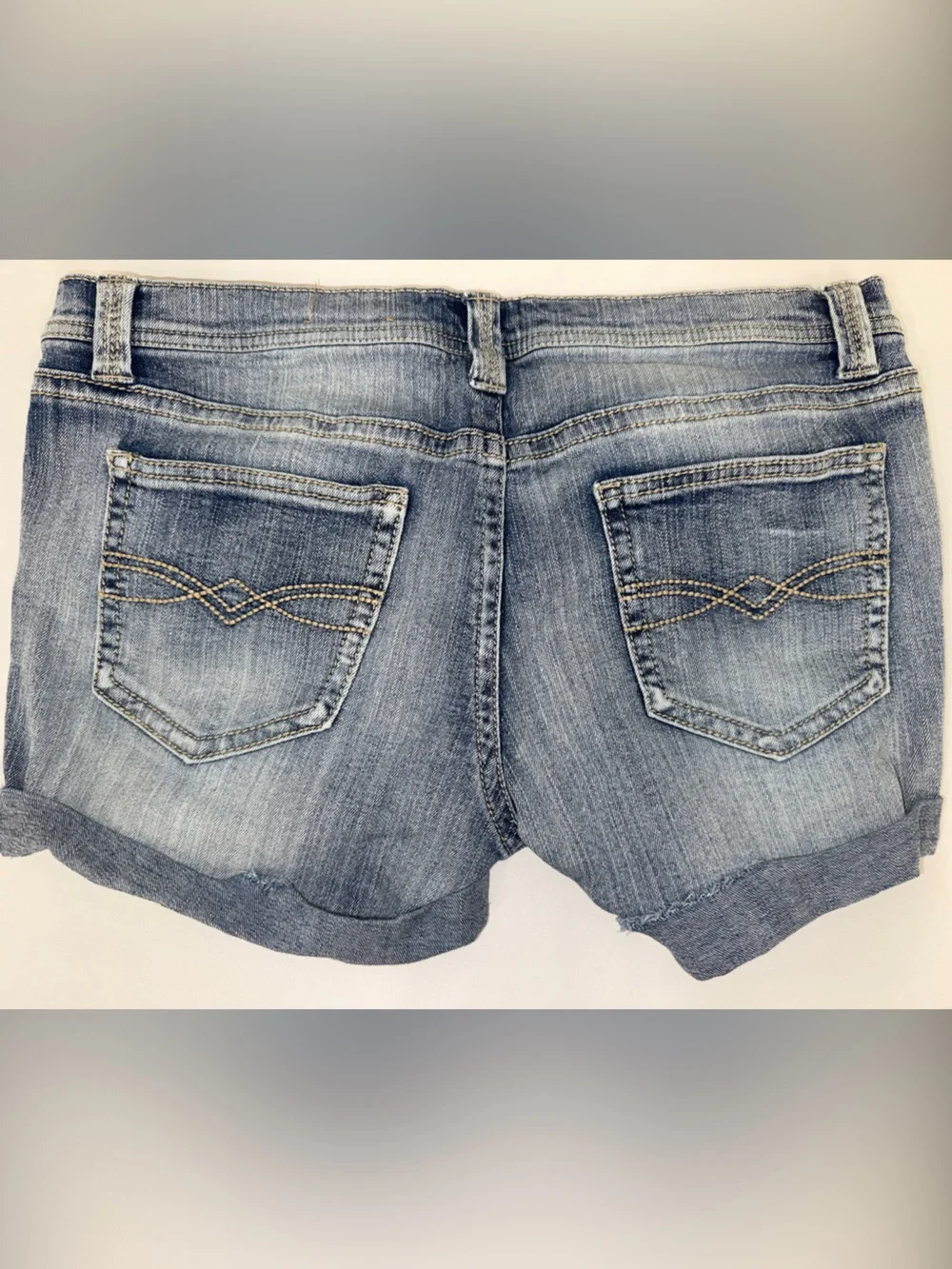 Y2K Mudd Light Blue Denim Shorts